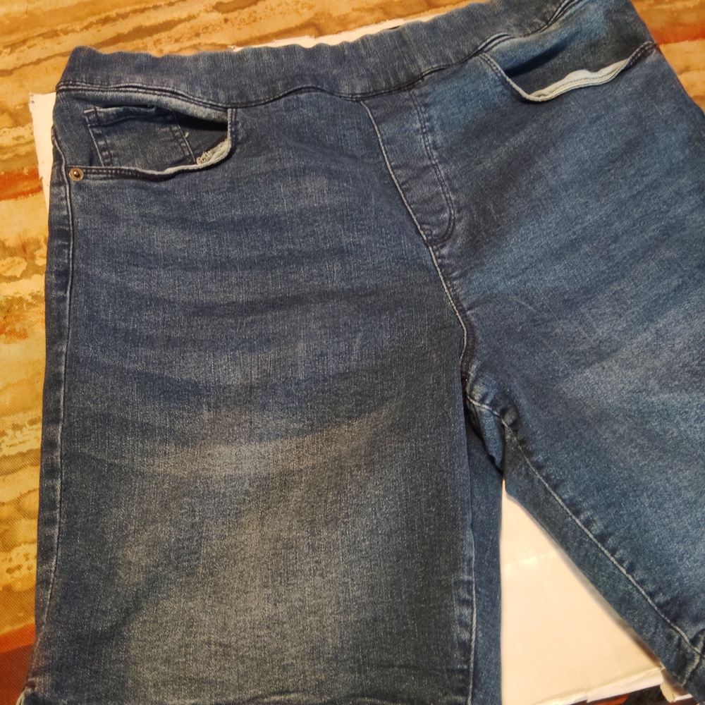 DKNY Women's Blue Jean Shorts